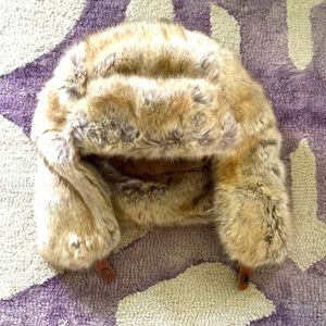 Faux fur trapper hat